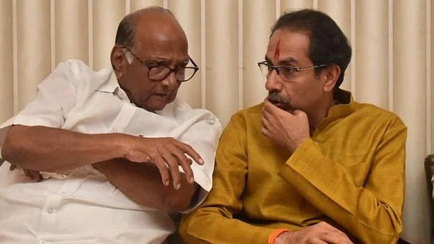 சரத் பவாருடன் உத்தவ் தாக்கரே