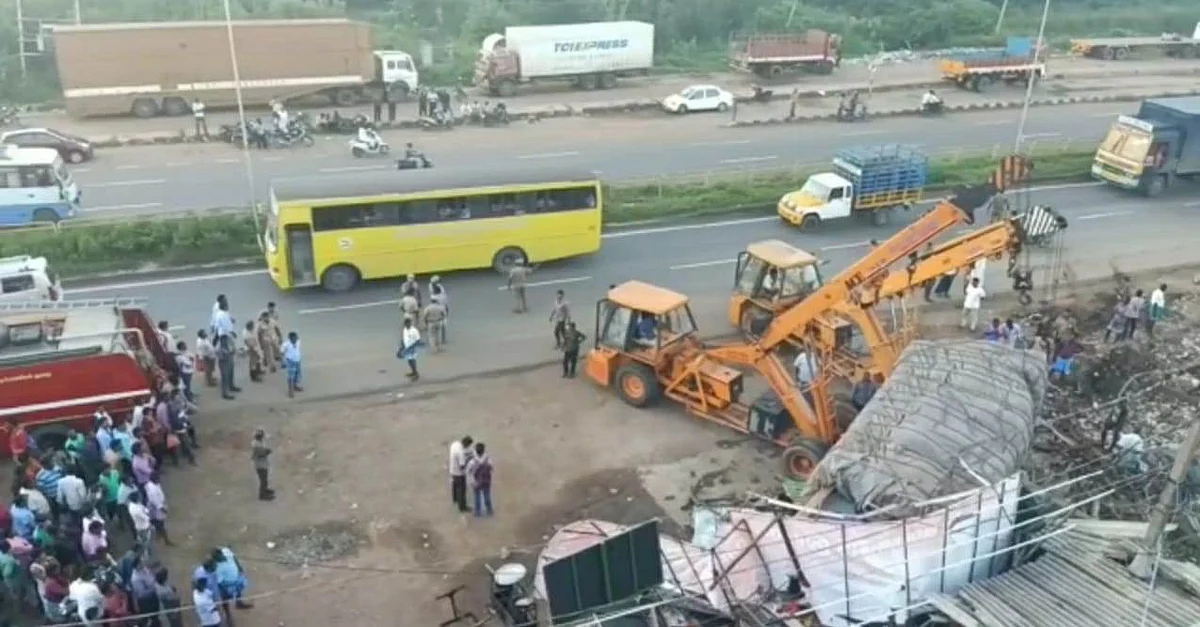 விபத்து ஏற்பட்ட ஹோட்டல்