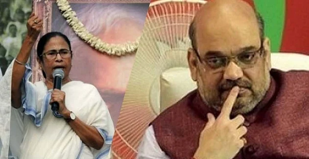 மம்தா பானர்ஜி மற்றும் அமித் ஷா
