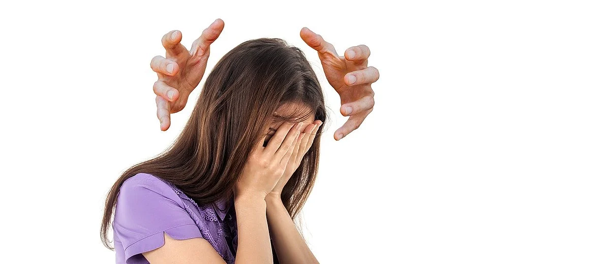 Woman in stress