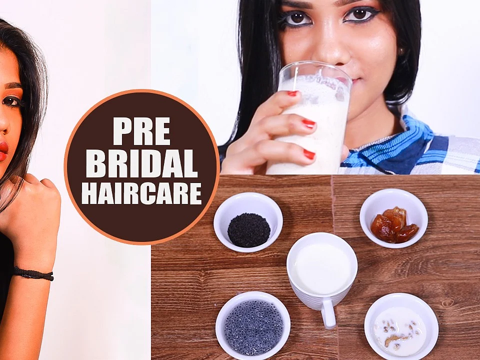 Magical Drink to get Smooth Hair Before Wedding | Hair Care | Bridal Series - 2