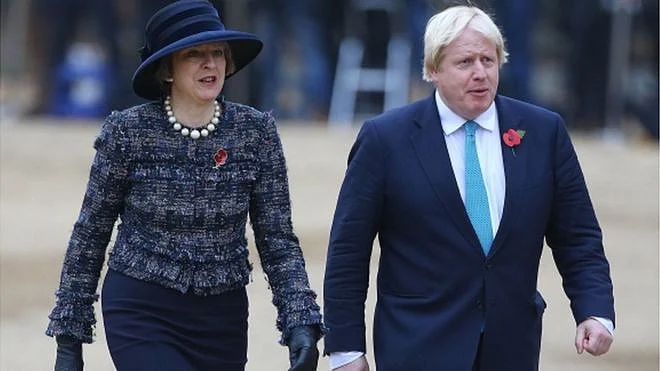 therasa may - boris johnson