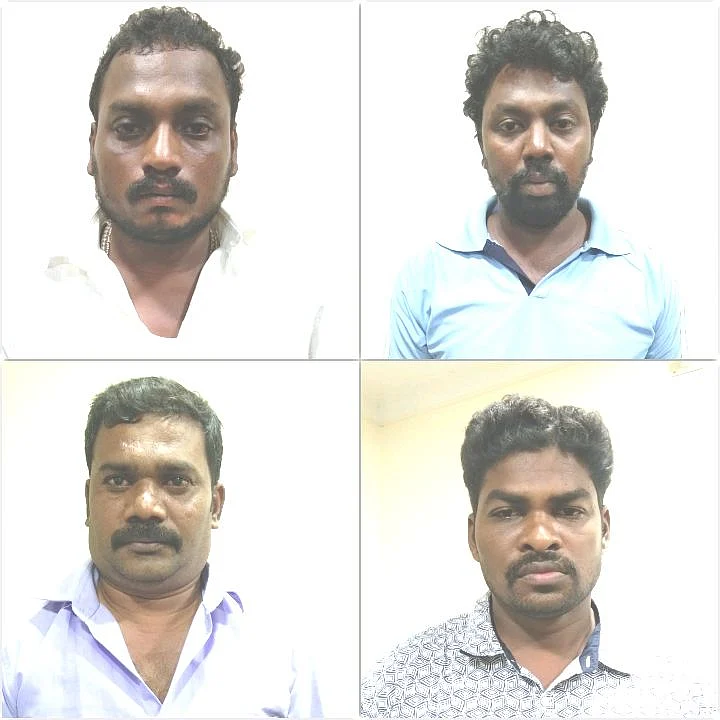 கைதுசெய்யப்பட்ட கூலிப்படை கும்பல்