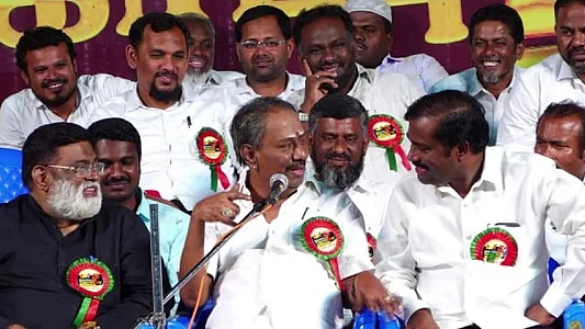 மாநாட்டில் பேசிய நெல்லை கண்ணன்