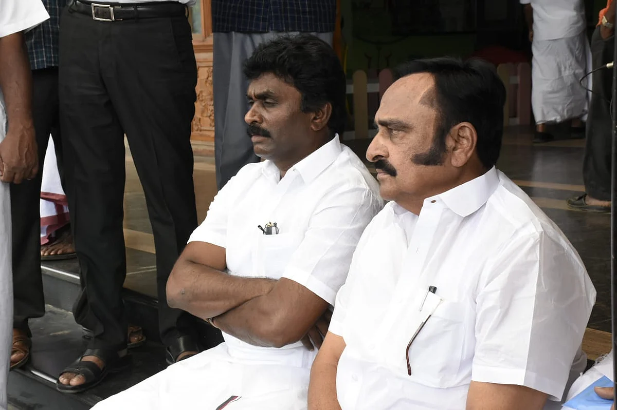 எம்.பி. பார்த்திபன், சிவலிங்கம் தர்ணா