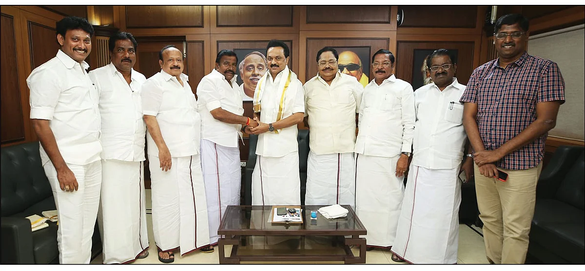 கே.என்.நேரு, ஸ்டாலின், துரைமுருகன்