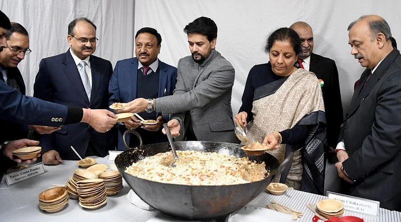 அல்வா கிண்டும் நிகழ்வு #Budget2020