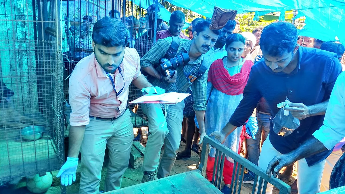 தடயவியல் நிபுணர்கள் சோதனை