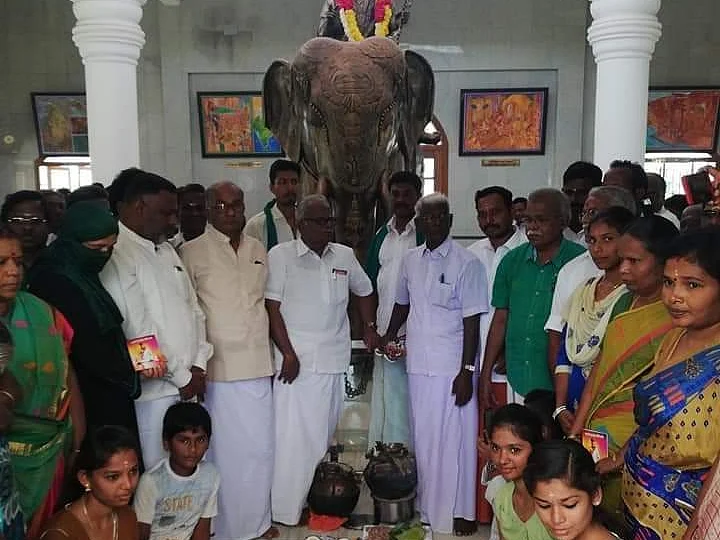 `நெகிழவைக்கும் நன்றிப் பொங்கல்!'- கல்லணையில் களைகட்டிய புதுமை