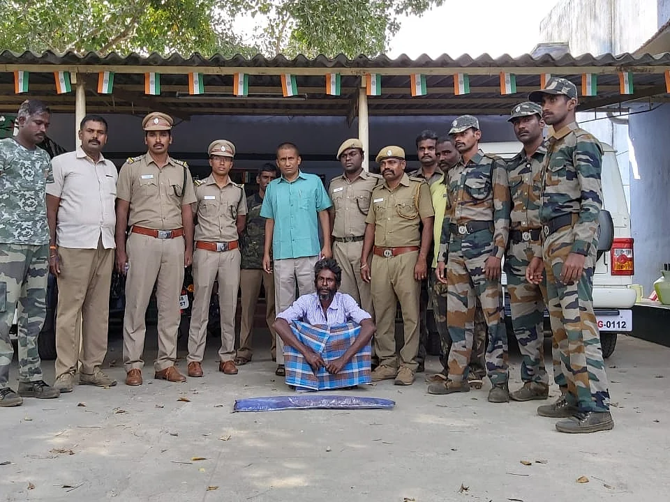 ` மீன் வலையில் சிக்கிய முதலைக் குட்டி!' -சிறுமுகை வனத்துறைக்கு அதிர்ச்சி கொடுத்த ரெய்டு