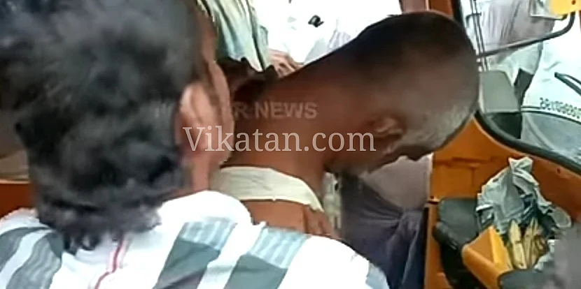 ஆட்டோவில் சரிந்த டிரைவர்