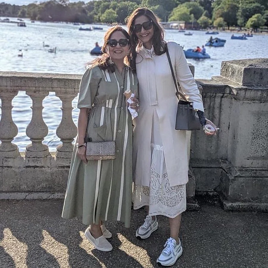Sonam Kapoor and her mother-in-law