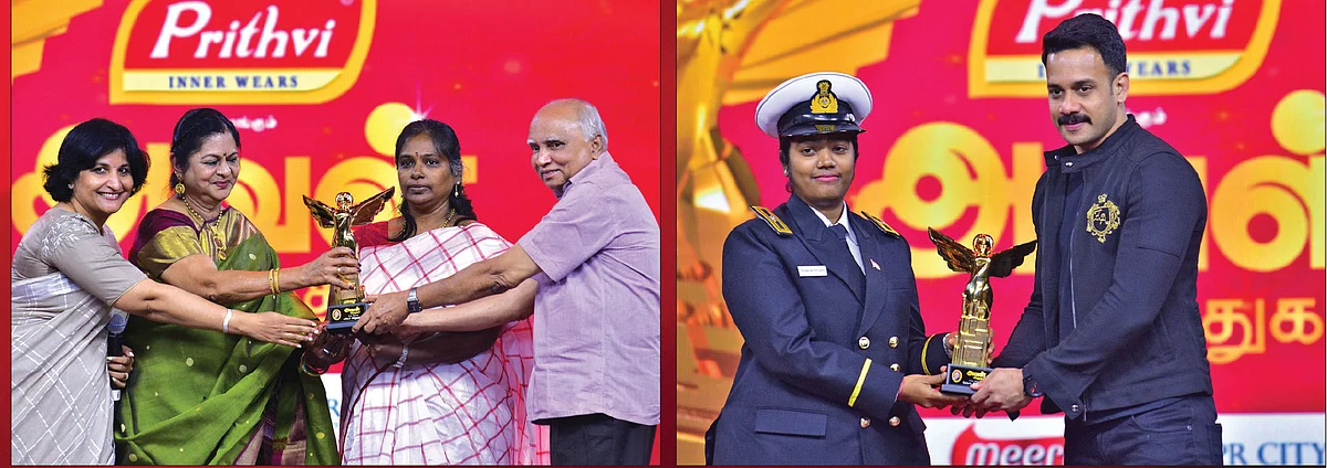 மருத்துவர் அனுரத்னாவுக்கு ‘சேவை தேவதை’ விருது - ரேஷ்மா நிலோஃபருக்கு ‘சாகச மங்கை’ விருது