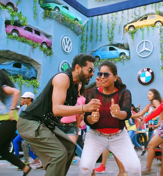 Prabhu Deva and dancer Bindhu