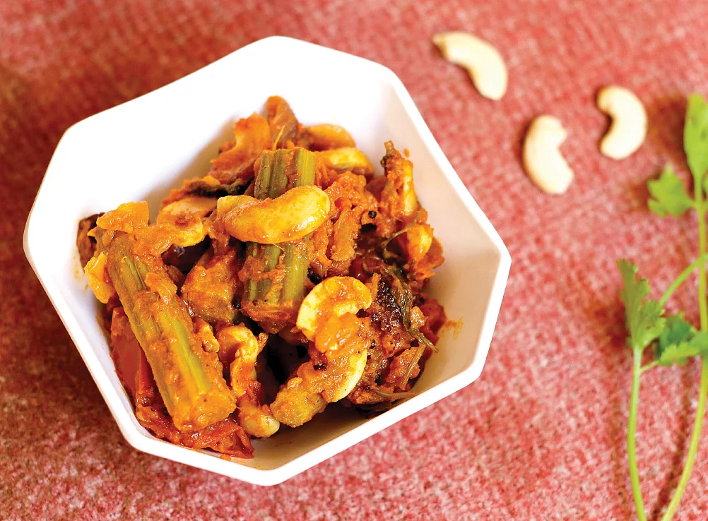 முணக்காய் ஜிடி பப்பு கூரா (முருங்கக்காய் முந்திரி பொரியல்)