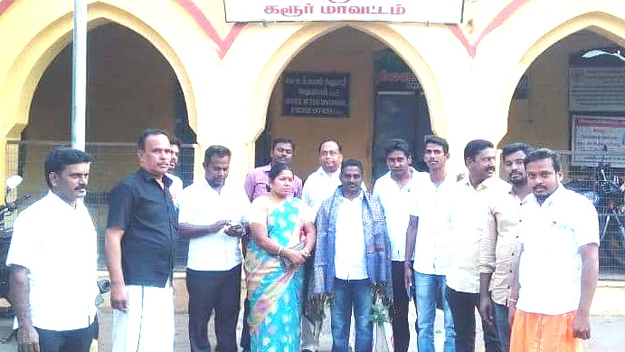 ஜாமீனில் வெளியில் வந்த சண்முகம்