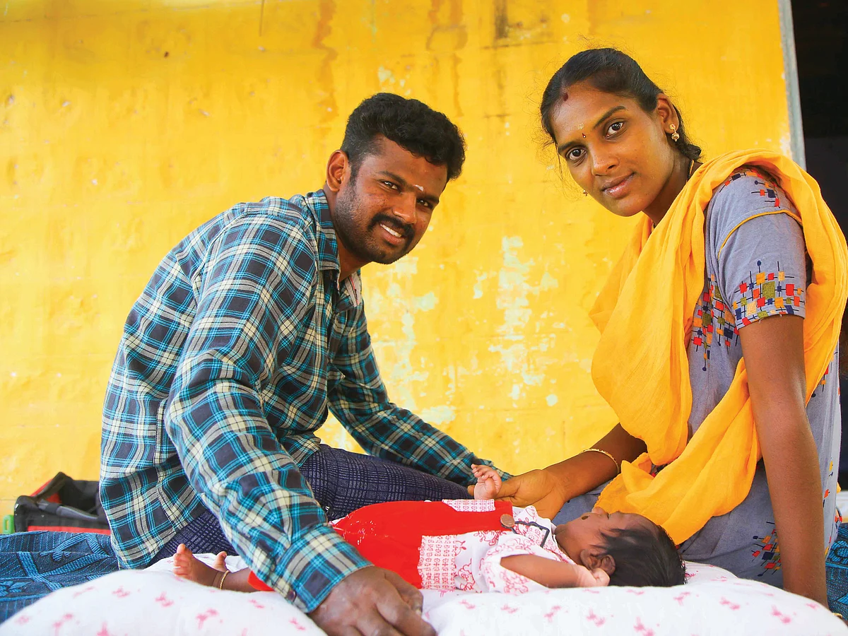 `சீக்கிரமே என் குழந்தையை தூக்கிக் கொஞ்சுவேன்!'- கை தானம் பெற்ற திண்டுக்கல் நாராயணசாமி