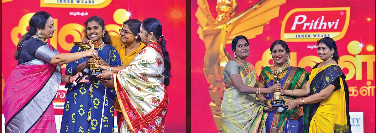 கலைச்செல்விக்கு ‘பெஸ்ட் மாம்’ விருது - நர்த்தகி நடராஜுக்கு ‘கலை நாயகி’ விருது