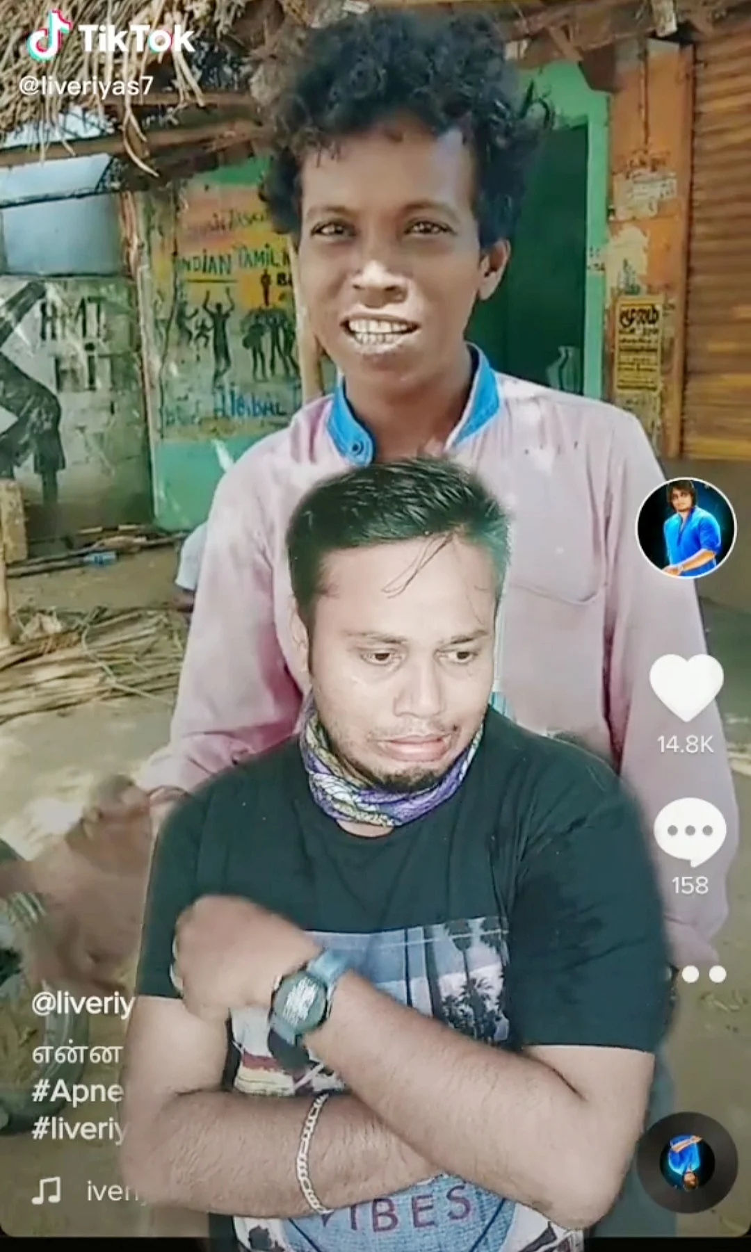 ரியாஸ் பதிவு செய்த வீடியோ