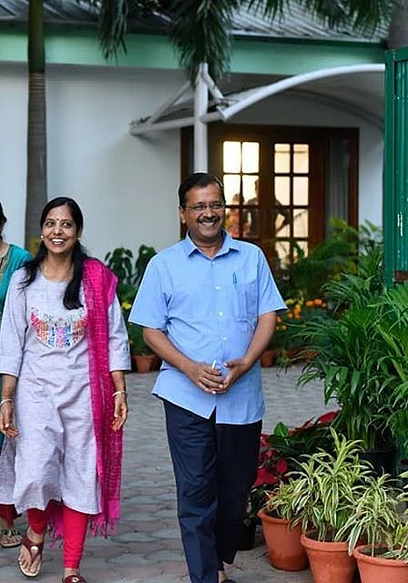 Arvind Kejriwal and sunitha Kejriwal