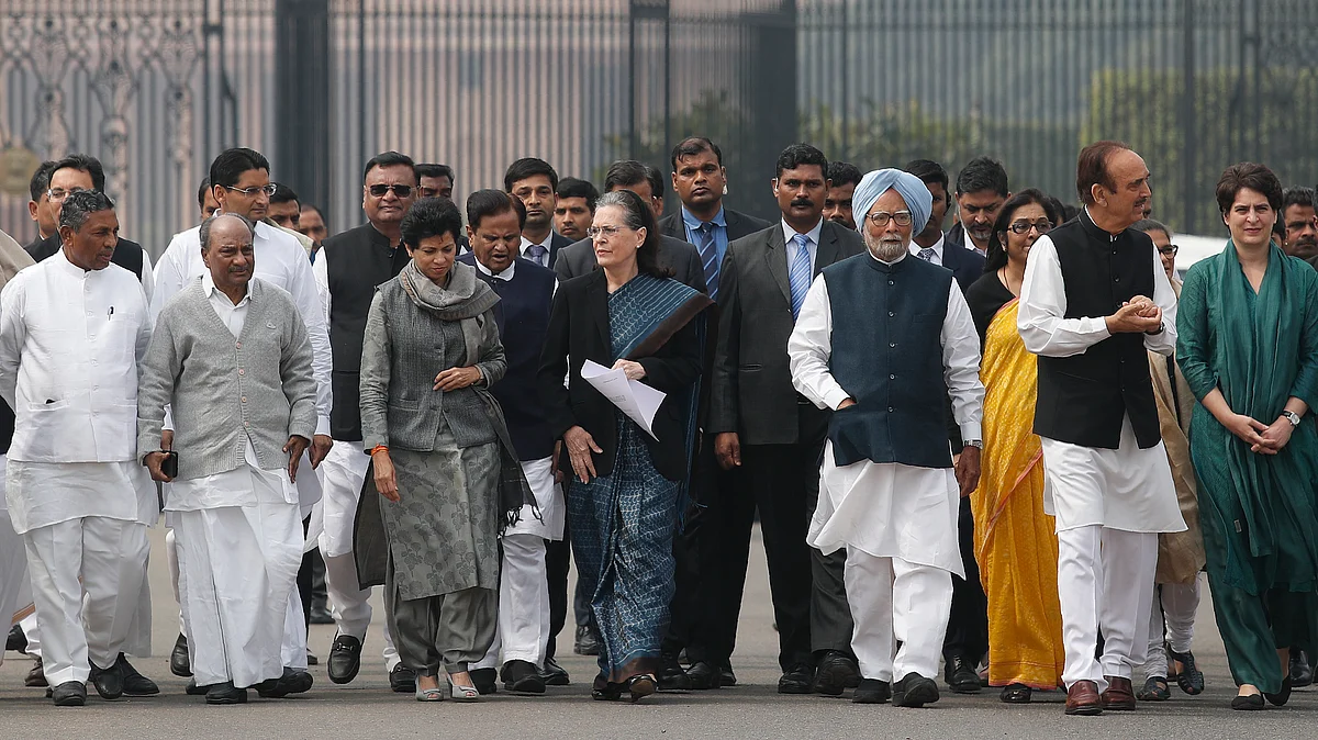 Congress party President Sonia Gandhi