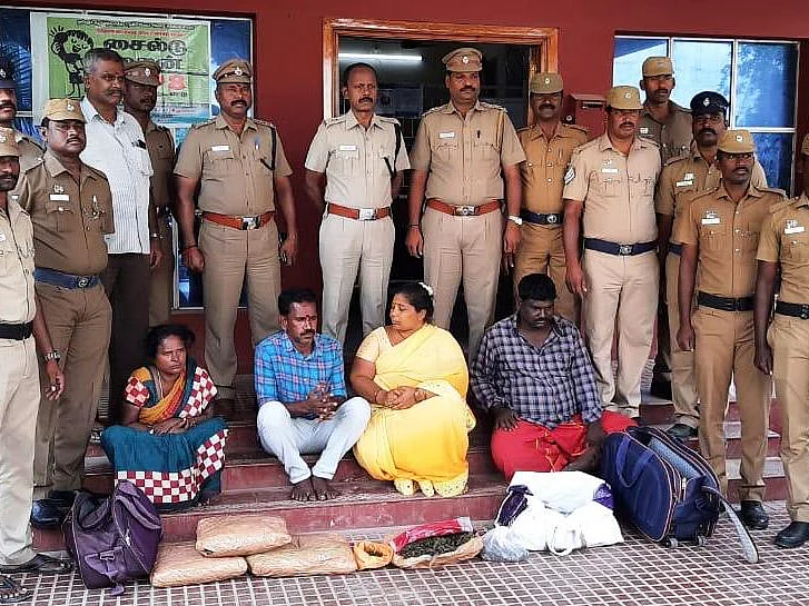 `புதுச்சேரி முதல்வர் சொன்ன தகவல்!' - தி.மலையில் சிக்கிய 62 கிலோ கஞ்சா