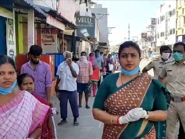 ``ஆந்திராவில் ஜெகன் அரசு எப்படி கொரோனாவைக் கட்டுப்படுத்துகிறது?'' - எம்.எல்.ஏ. ரோஜா பதில்