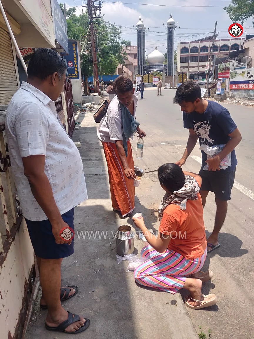 ஆதரவற்றவருக்கு உதவும் ராஜஸ்தான் குடும்பம்