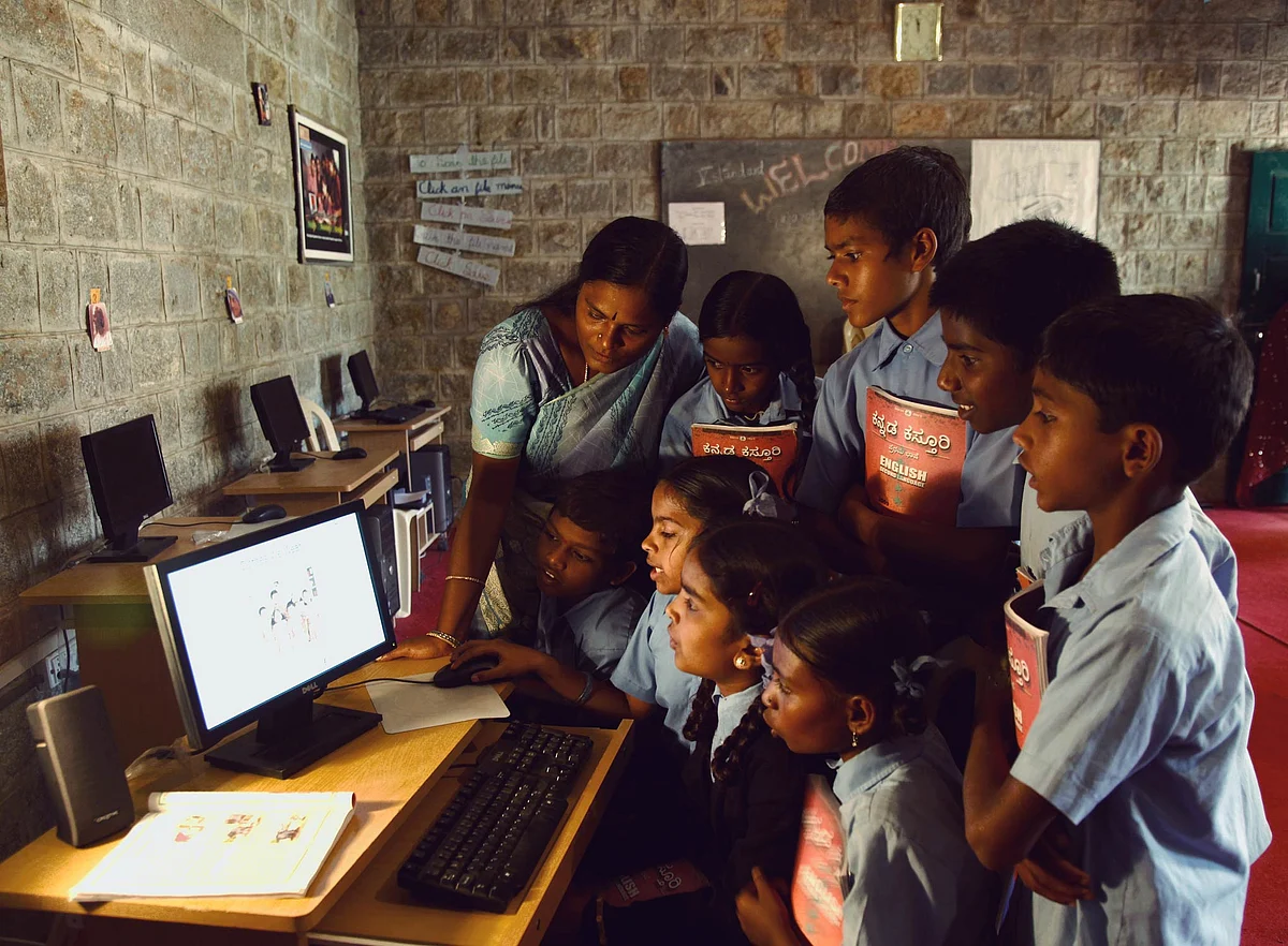Students Learning Digitally