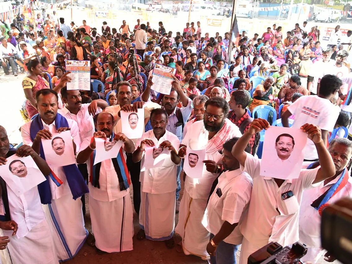 `கருணாநிதி உயிரோடு இருந்திருந்தால் கண்டித்திருப்பார்!'- கொந்தளித்த ஆதித்தமிழர் கட்சித் தலைவர்