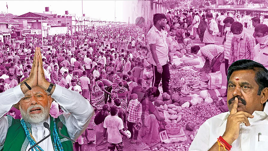 மோடி - எடப்பாடி பழனிசாமி