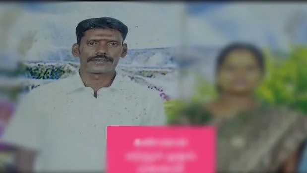 முதல் மனைவியுடன் கட்டடத் தொழிலாளி கண்ணன்