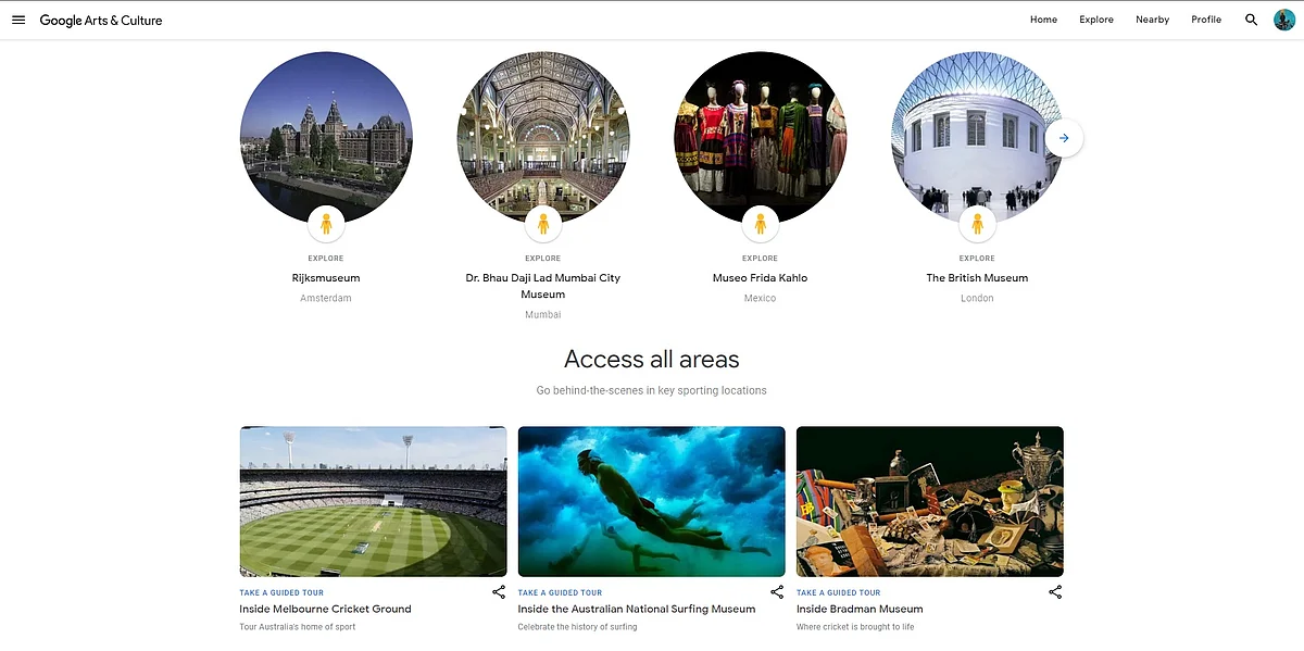 Google arts and culture