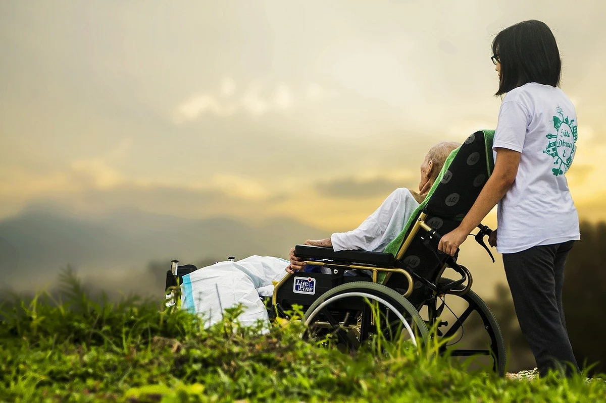 Taking care of the sick people