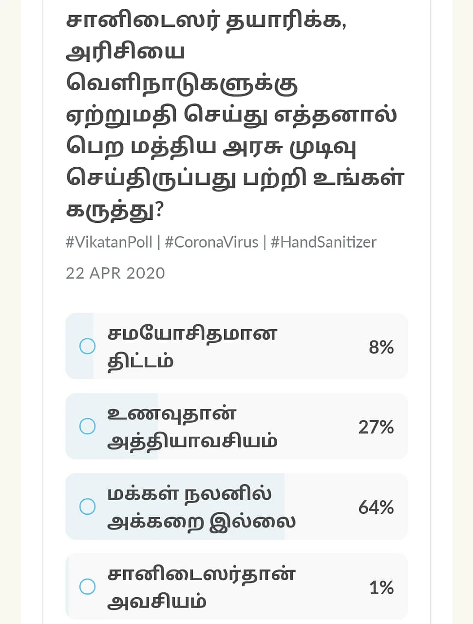 Vikatan Poll