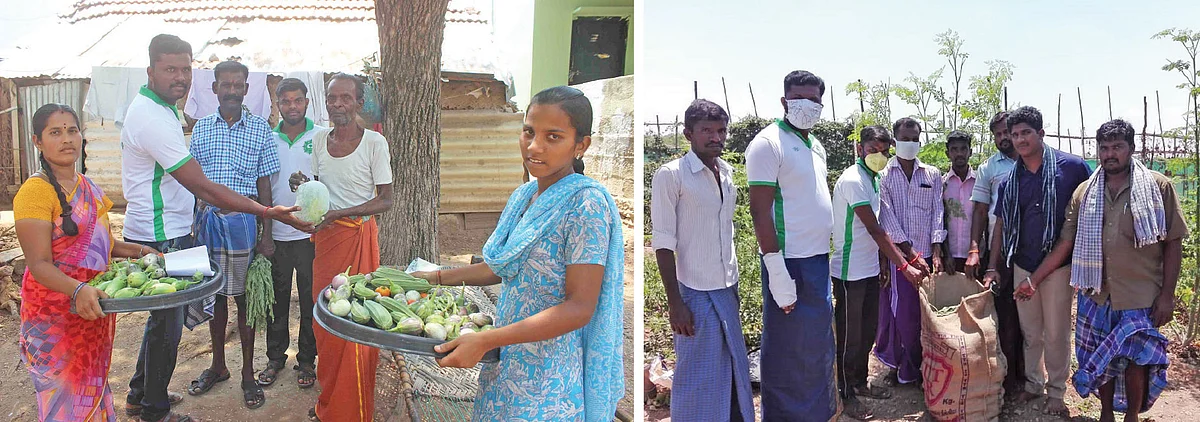 காய்கறி வழங்குதல்