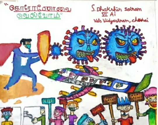 ``ஒரே நாளில் 4,500 ஓவியங்கள்!" - கொரோனா போட்டி வின்னர்களை அறிவிக்கும் வசந்தபாலன்