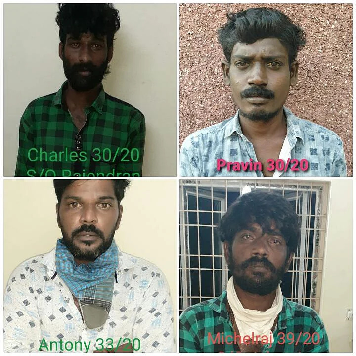 கொள்ளையில் ஈடுபட்டவர்கள்