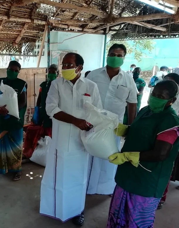கொரோனா பணியில் பரசுராமன்