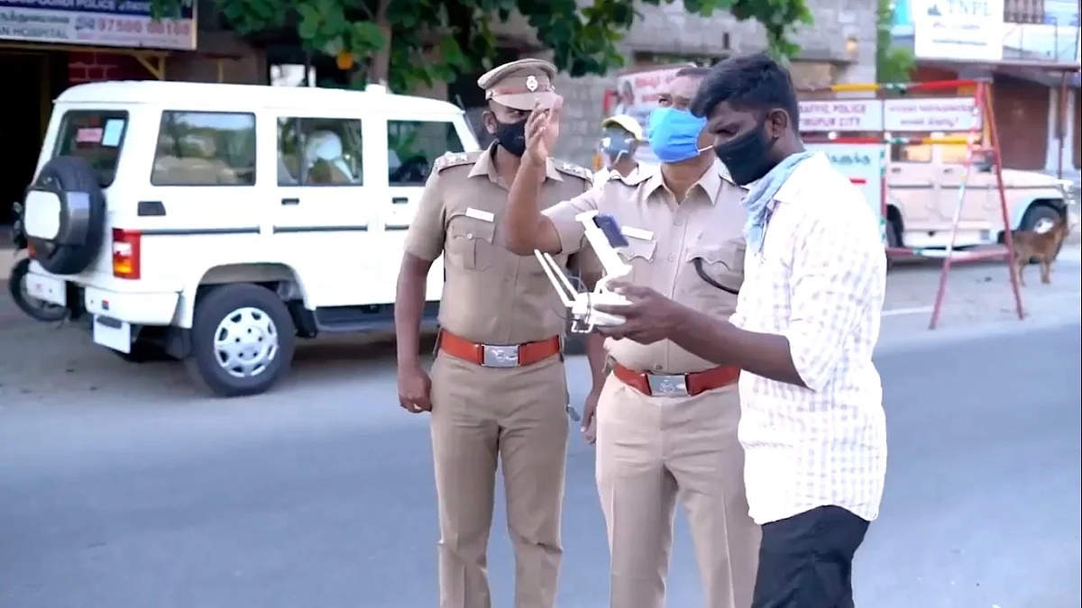 ட்ரோன் கேமரா - காவல்துறை