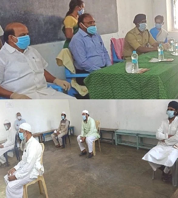 குணமடைந்தவர்களை வரவேற்ற திருப்பத்தூர் கலெக்டர்