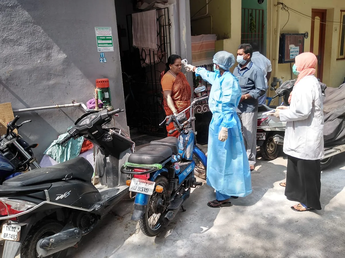 கொரோனா கணக்கெடுக்கும் பணி