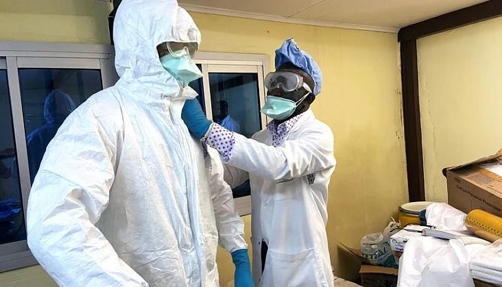 Healthcare workers in africa