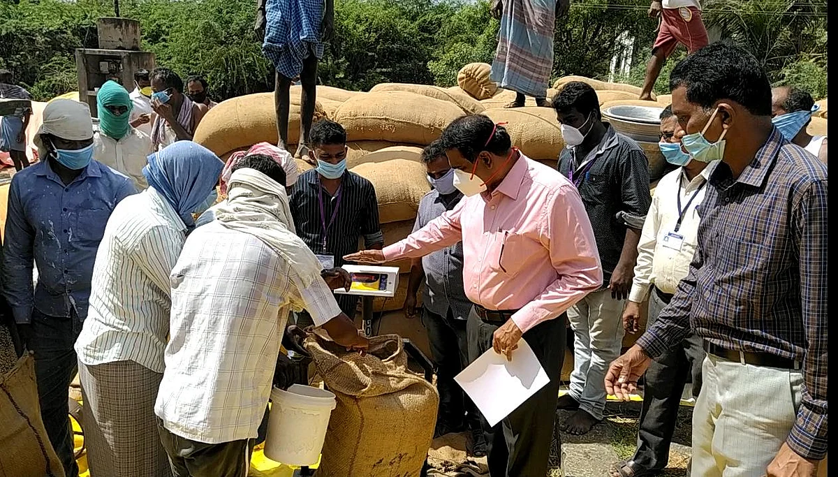 காஞ்சிபுரம் மாவட்ட ஆட்சியர் பொன்னையா ஆய்வு