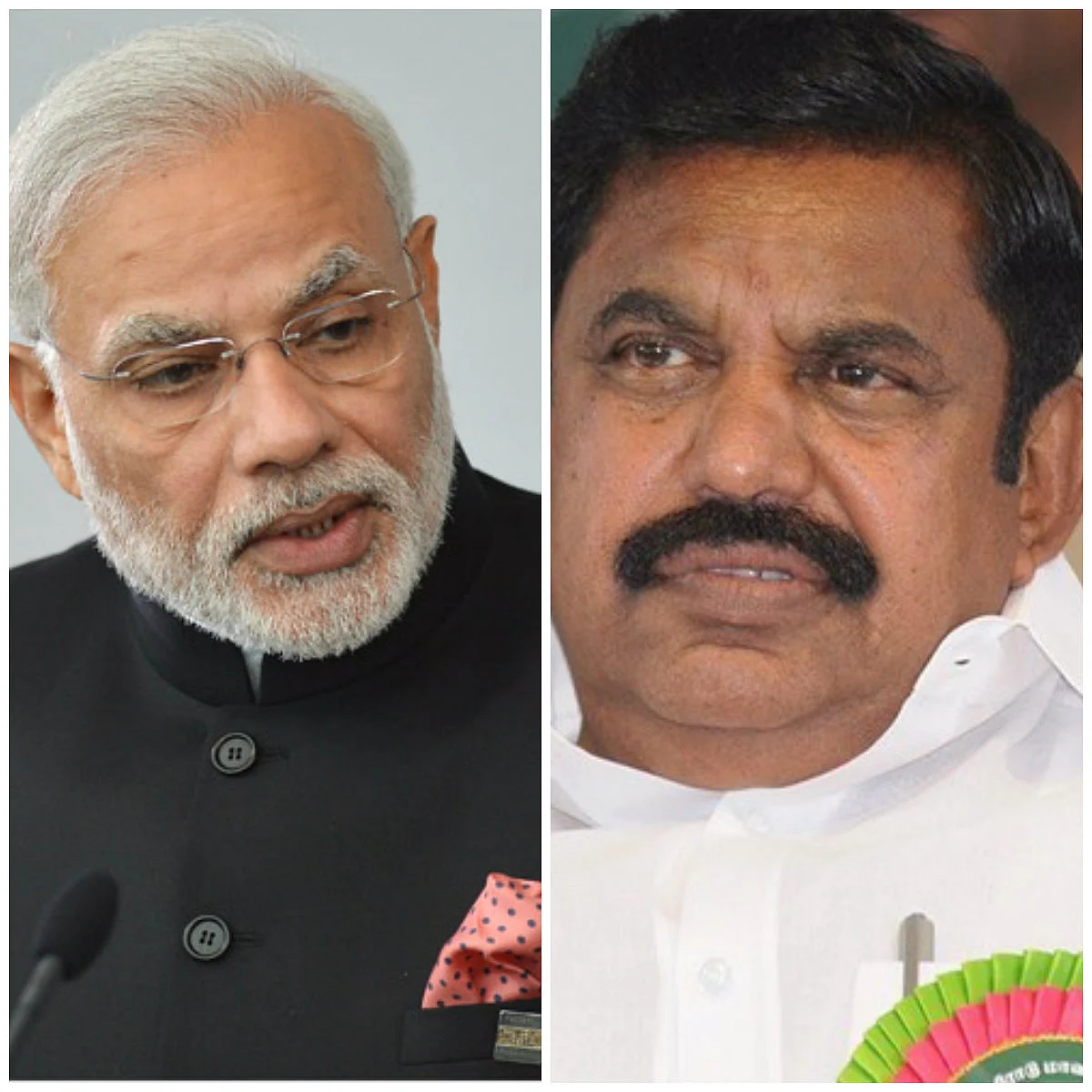 நரேந்திர மோடி - எடப்பாடி பழனிசாமி