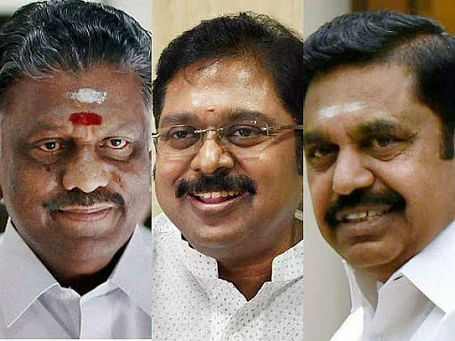 ஓ.பன்னீர்செல்வம், தினகரன், எடப்பாடி பழனிசாமி