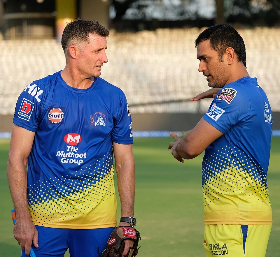 Mike Hussey, M.S.Dhoni