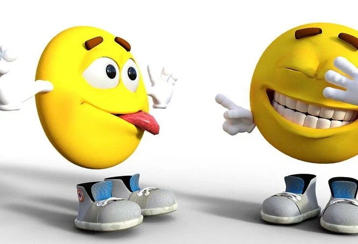 laughing