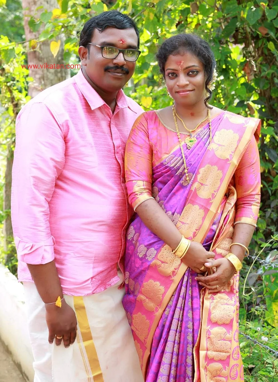 ஸ்ரீஜித், அஞ்சனா தம்பதி