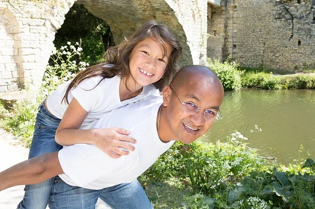 Father and daugter